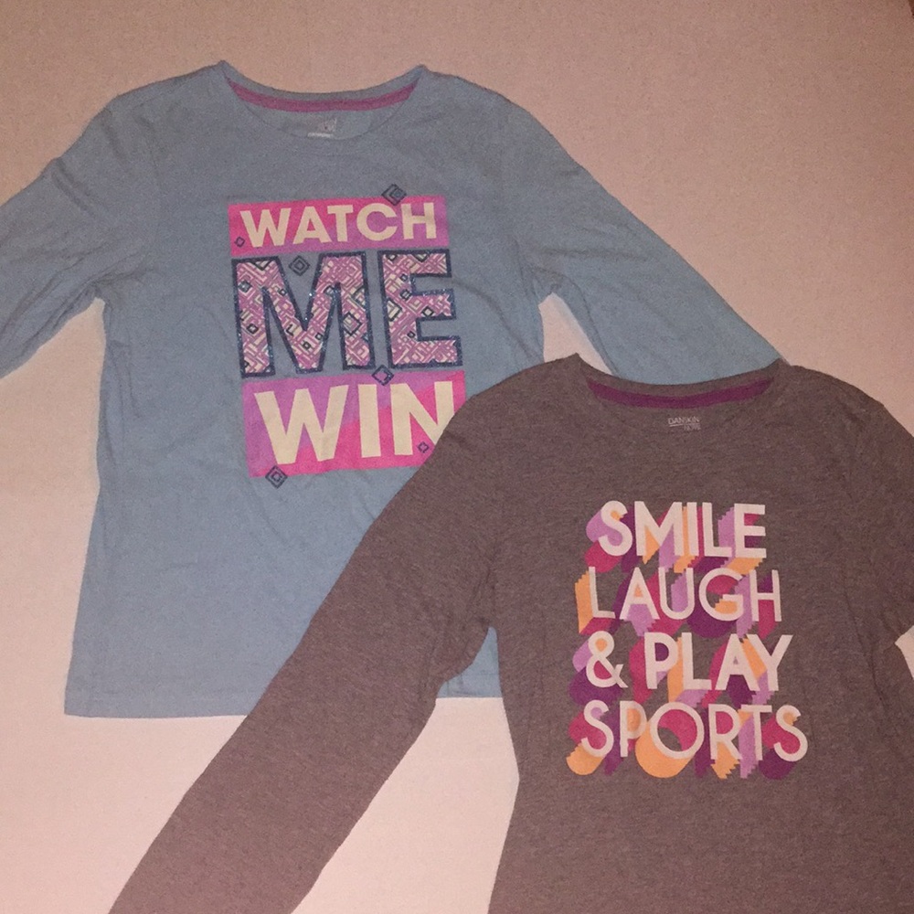 Girls Danskin Now Long Sleeve Shirt (2 pack)